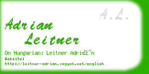 adrian leitner business card
